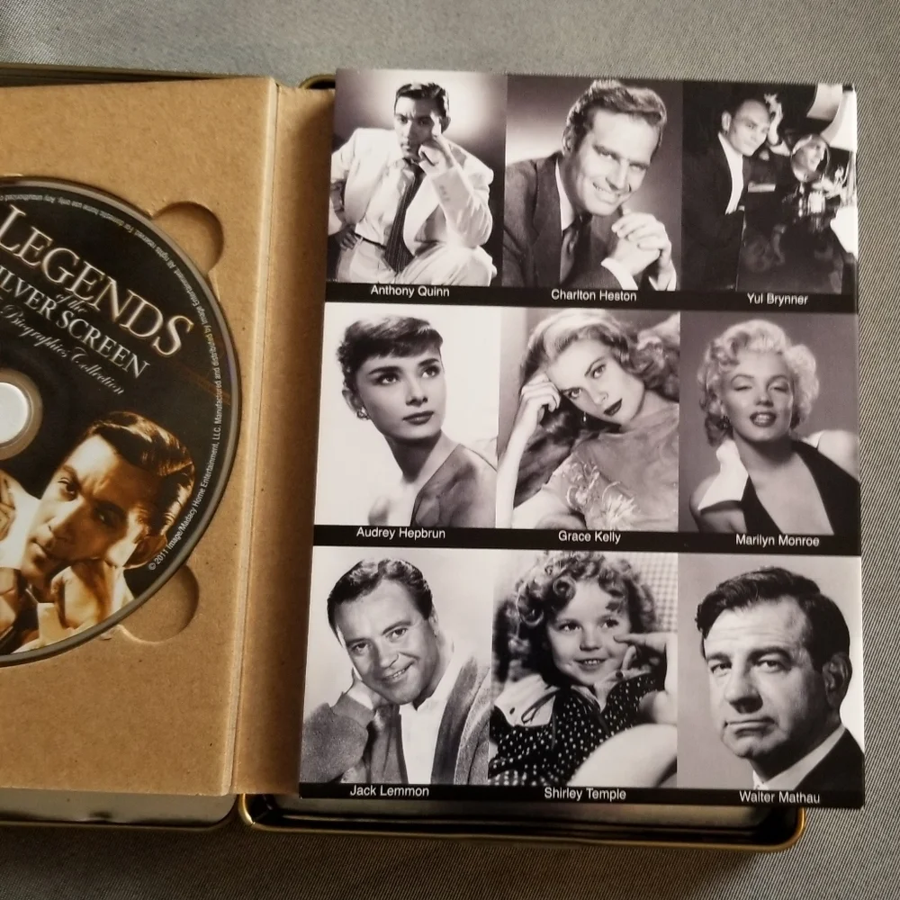 3 Disc DVD Set Legends of the Silver Screen,The Biographies Collection. - Picture 4 of 10